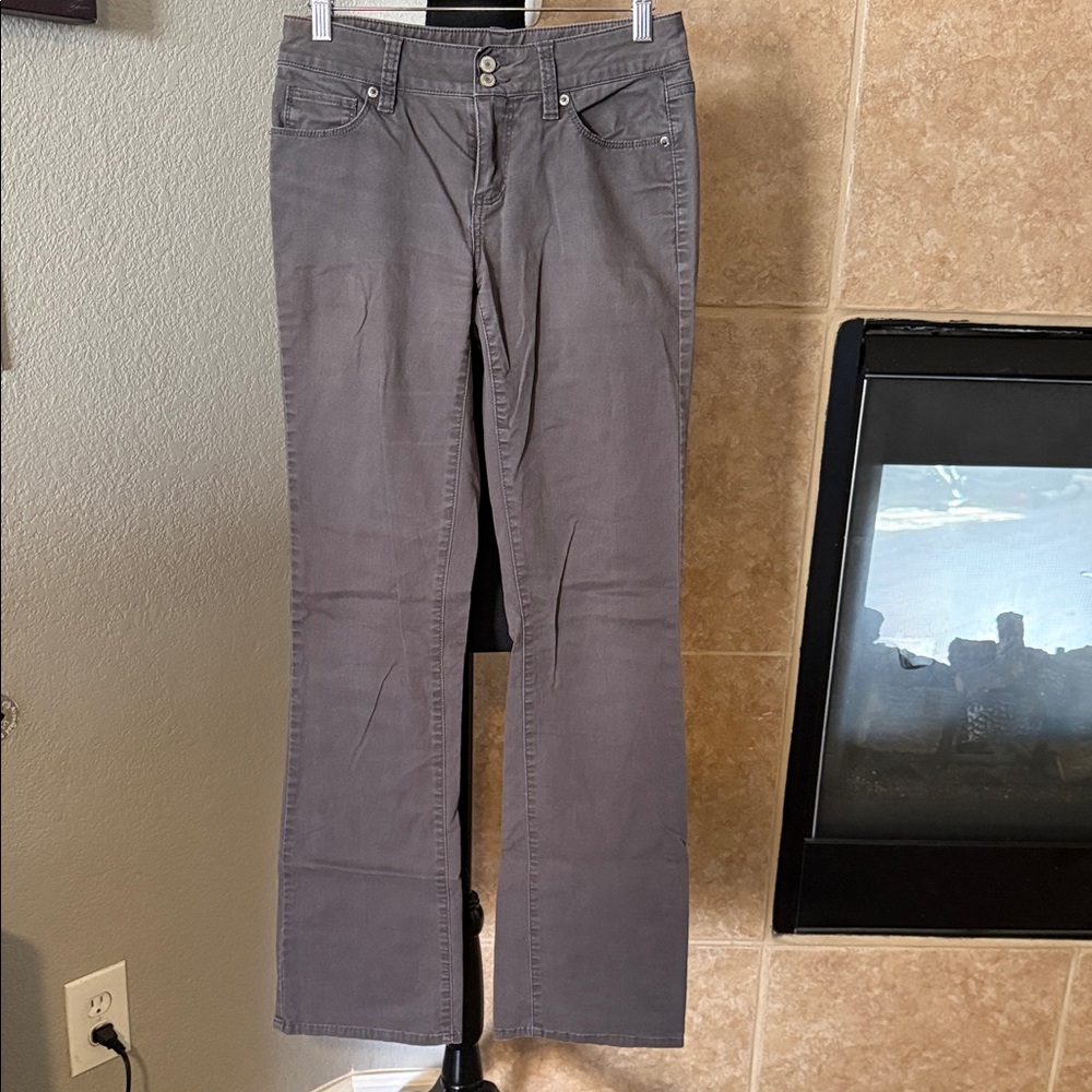 LONDONJEAN Women's Boot Cut Jeans in Gray
